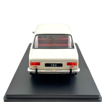Метална кола Fiat 124 White 1970 WHITE BOX 1:24