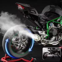 Мотор Kawasaki Ninja H2R 1:6 с пушек