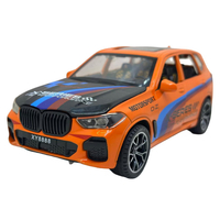 Метална кола с отварящи се врати капаци светлини и звуци BMW X5 M 1:24