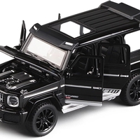 Метален джип с отварящи се врати светлини и звуци Mercedes G-Class BRABUS G700 1:32