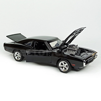 Метална кола с отварящи се врати светлини и звуци Dodge Charger 1970 1:24