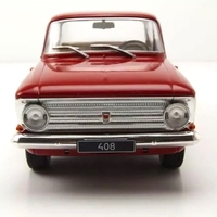 Метална кола Москвич / Moskvitch 408 - 1966 WHITE BOX 1:24