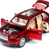 Метална кола с отварящи се врати, капаци, светлини и звуци Rolls-Royce Cullinan 1:22