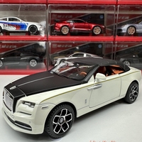 Метална кола с отварящи се врати, капаци, светлини и звуци Rolls Royce Dawn 1:24
