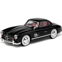 Метална кола с отварящи се врати светлини и звуци Mercedes 300 SL 1:24