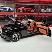 Метална кола с отварящи се врати, капаци, светлини и звуци Rolls Royce Dawn 1:24