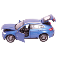 Метална кола с отварящи се врати и капаци MSZ BMW X6 1:24