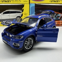 Метална кола с отварящи се врати и капаци MSZ BMW X6 1:24