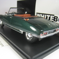 Метална кола Citroen DS 19 Convertible 1963 metallic-green - WHITE BOX 1:24