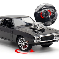 Метална кола с отварящи се врати светлини и звуци Dodge Charger 1970 1:24