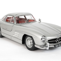 Метална кола с отварящи се врати светлини и звуци Mercedes 300 SL 1:24