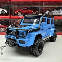 Метален джип с отварящи се врати светлини и звуци Mercedes-Benz Brabus G550 Adventure 4X4 1:24