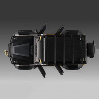 Метален джип с отварящи се врати светлини и звуци Mercedes-Benz Brabus G550 Adventure 4X4 1:24