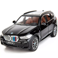 Метална кола с отварящи се врати капаци светлини и звуци BMW X5 1:24