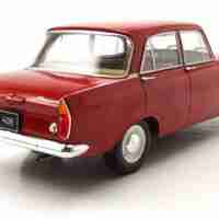 Метална кола Москвич / Moskvitch 408 - 1966 WHITE BOX 1:24