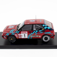 Метална кола Lancia Delta Integrale 16V - Rallye Sanremo 1989 Altaya 1:24