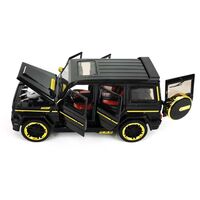 Метален джип с отварящи се врати, светлини и звуци Mercedes Benz G-Class G65 1:24