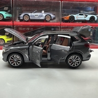 Метална кола с отварящи се врати капаци светлини и звуци BMW X5 1:24