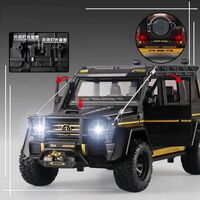 Метален джип с отварящи се врати светлини и звуци Mercedes-Benz Brabus G550 Adventure 4X4 1:24