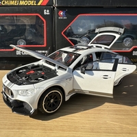 Метална кола с отварящи се врати, капаци, светлини и звуци Mercedes-AMG GT63 S 1:24