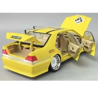 Метална кола с отварящи се врати, светлини и звуци Mercedes-Benz S-Class W140 320 SEL 1:24