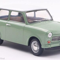 Метална количка Trabant 601 / Трабант 601 1965 WhiteBox 1:24
