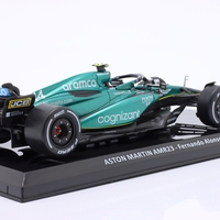 Метална кола Aston Martin AMR23 Fernando Alonso Formula 1 2023 - Edicola 1:24