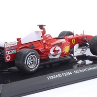 Метална кола Ferrari F2004 Michael Schumacher Formula 1 World Champion 2004 - Edicola 1:24