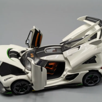 Метална кола с отварящи се врати капаци светлини и звуци Koenigsegg Jesko 1:24