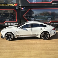 Метална кола с отварящи се врати, капаци, светлини и звуци Mercedes-AMG GT63 S 1:24