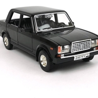 Метална кола с отварящи се врати капаци светлини и звуци Лада / Lada 2107 - 1:24