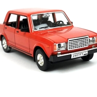 Метална кола с отварящи се врати капаци светлини и звуци Лада / Lada 2107 - 1:24