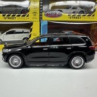 Метална кола с отварящи се врати, светлини и звуци Mercedes Maybach GLS 600 1:24