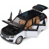 Метална кола с отварящи се врати, капаци, светлини и звуци Range Rover 1:24