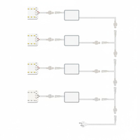 Универсална LED лампа за растения 25W