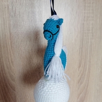 Коледно конче синьо