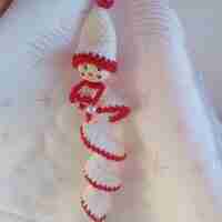 Коледно човече бяло