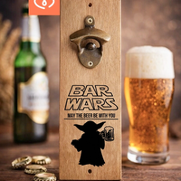 Забавен подарък | Отварачка за бира за стена |  Оригинална идея за фен на бирата