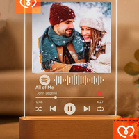 LED лампа с любима песен и снимка | Персонализиран подарък