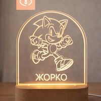 Персонализирана Детска лампа за момчета – нощна лампа с любим герой и име