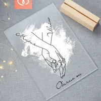 Персонализиран плакет за влюбени с имена – подарък за двойка