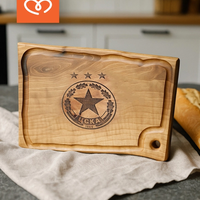 ЦСКА дъска за мезета,  Орехова дъска за подарък, Дървена дъска с лого подарък за футболен фен