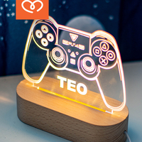 Лампа за Геймър | Настолна Лампа  за тийн момче  с име