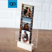 Рамка с Ретро Фото Лента – Колаж с 3 Снимки | Подарък за Рожден ден