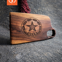 ЦСКА дъска за мезета,  Орехова дъска за подарък, Дървена дъска с лого подарък за футболен фен