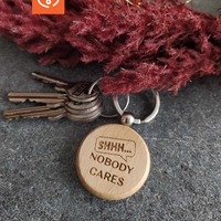 Ключодържател с лого – дървен персонализиран подарък