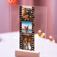 Персонализиран Плакет с Ретро Фото Лента – Колаж с 3 Снимки