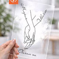 Персонализиран плакет за влюбени с имена – подарък за двойка