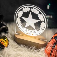 Футболна Лампа с Лого на Отбор – Персонализиран Подарък за футболен фен