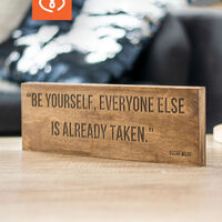 Офис табелка | Мотивираща табела с цитат | Персонализирана мотивираща табела